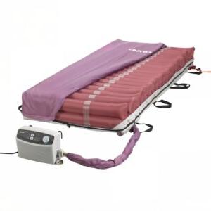 A Low Air Loss Mattress connected to an air pump.